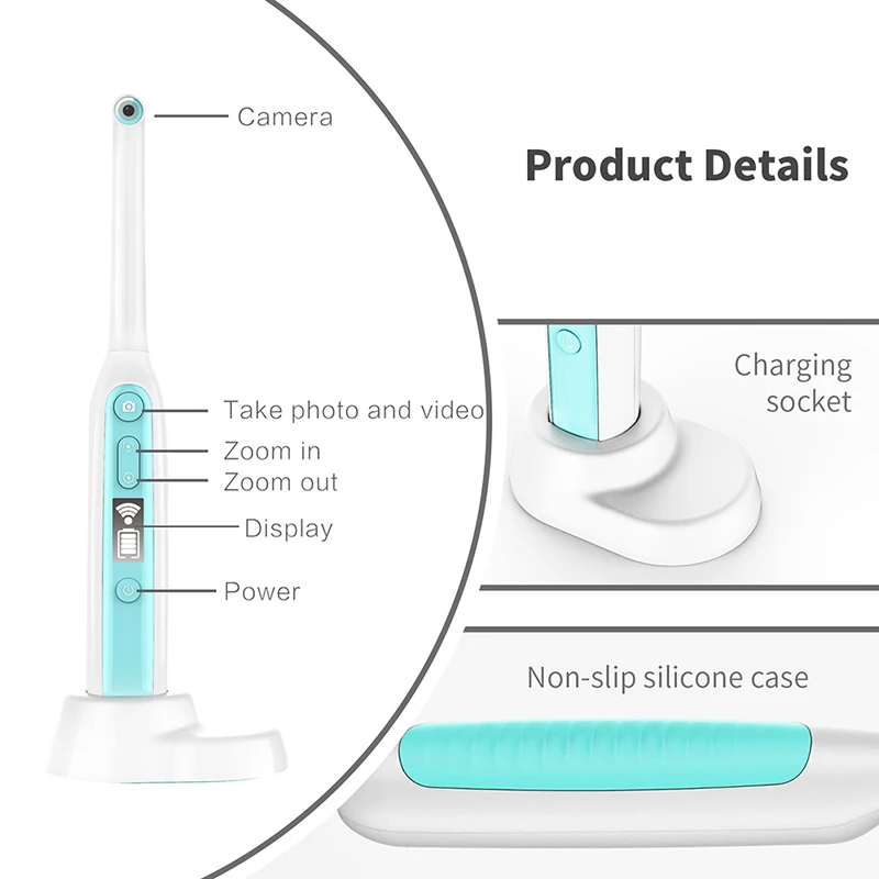 WiFi brezžični zobni fotoaparat | HD notranji Endoskop, 3d kamera, zobozdravnik USB Pregled, v realnem času ustni video zobni orodja